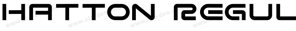 Hatton Regular字体转换